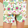 Luxever Sanganeri Print Shorts for Women & Girls