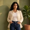 Luxever Women's Embroidered Cotton Shirt