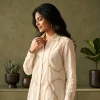 Luxever Women's Embroidered Cotton Shirt