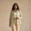 Luxever Women's Embroidered Cotton Shirt