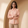 Luxever Women's Embroidered Cotton Shirt