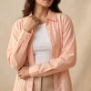 Luxever Women's Embroidered Cotton Shirt
