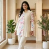 Luxever Off White Floral Printed Co-ord Set for Women