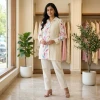 Luxever Off White Floral Printed Co-ord Set for Women