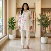 Luxever Off White Floral Printed Co-ord Set for Women