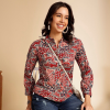 Sanganeri Girls/Women Red Shirts