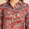 Sanganeri Girls/Women Red Shirts