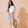 Luxever Sanganeri Print Shorts for Women & Girls