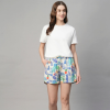 Luxever Sanganeri Print Shorts for Women & Girls