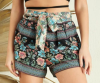 Luxever Sanganeri Print Shorts for Women & Girls