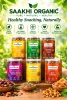 Saakhi Organic Premium Healthy Snack Gift Hamper | Roasted Snacks, Seeds, Nuts & Super Mix Berries | Natural & Nutritious