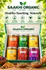 Saakhi Organic Premium Healthy Snack Gift Hamper | Roasted Snacks, Seeds, Nuts & Super Mix Berries | Natural & Nutritious